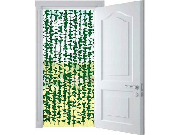 Maximex gardin til dør, kunstige planter blader, 90 x 190 cm