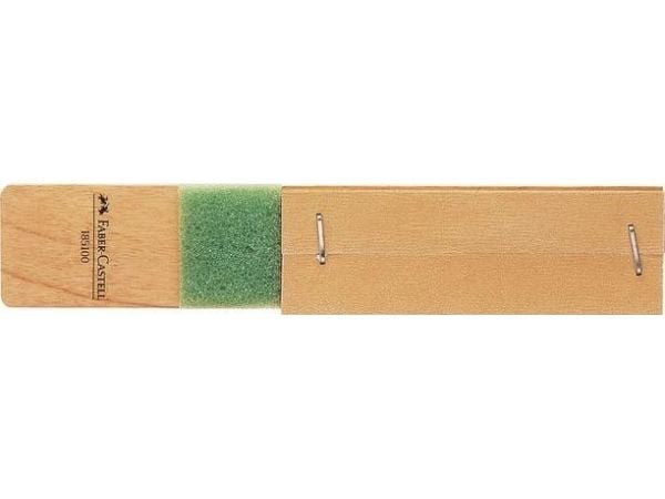 Faber-Castell 185100, Manuell blyantspisser, Grønn, Tre, 1 stykker