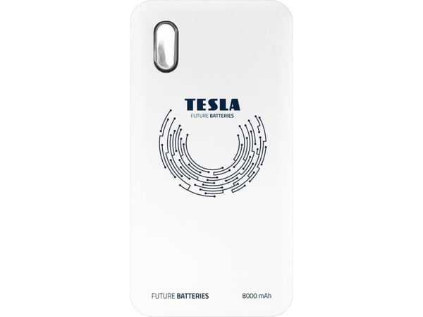 Powerbank Tesla TESLA QI trådløs powerbank (hvit)