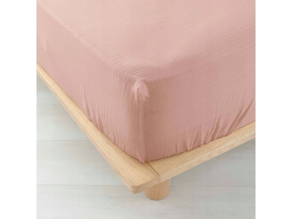 Douceur d`Interieur Muślinowe prześcieradło med gummi ANGELIA, 140 x 190 cm