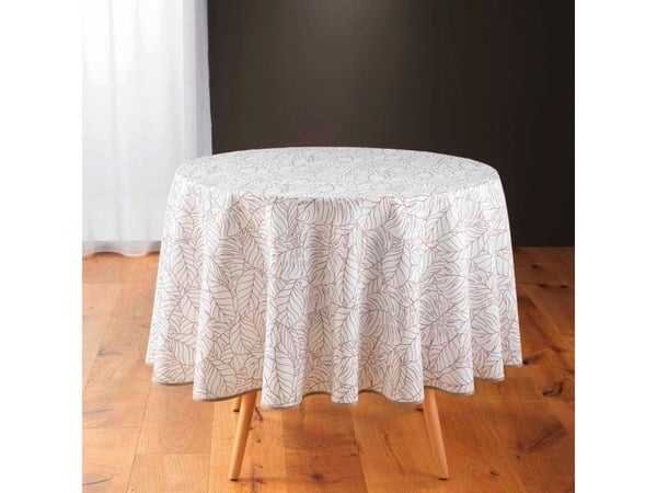 Douceur d’Interieur rund duk med trykk SOLEA, Ø 180 cm