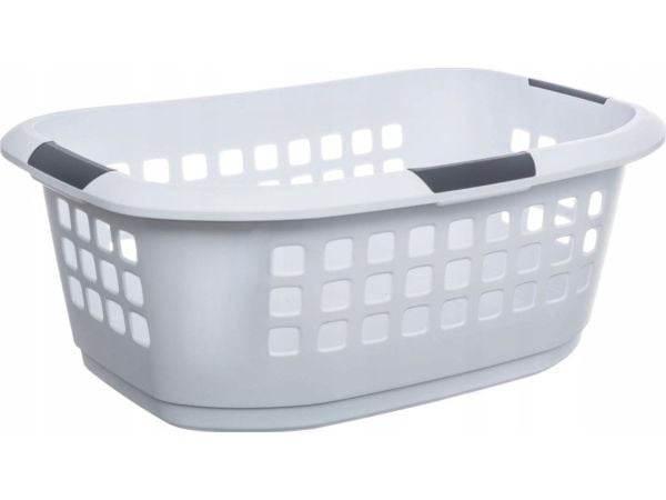 5five vaskekurv i plast, hvit, 51 l