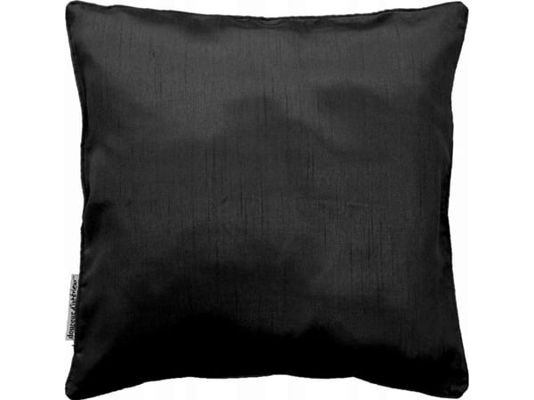 Douceur d`Interieur putevar 40 x 40 cm SHANA glatt, svart
