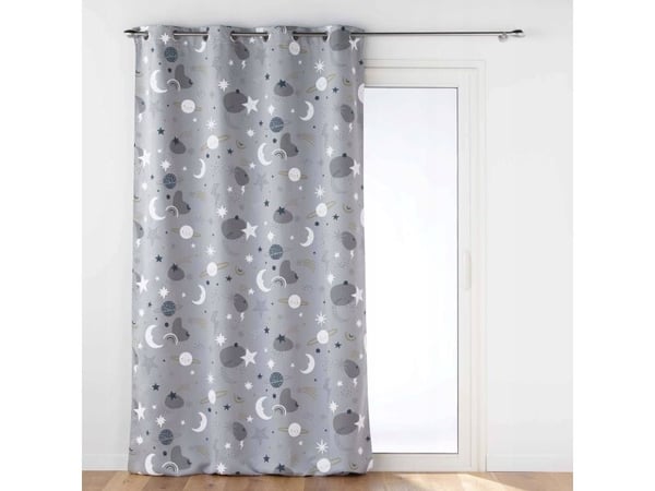 Douceur d’Interieur gardin med maljer MOONLIGHT, blackout, 140 x 260 cm