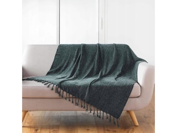 Douceur d`Interieur Sengeteppe med frynser MELISSA, 125 x 150 cm