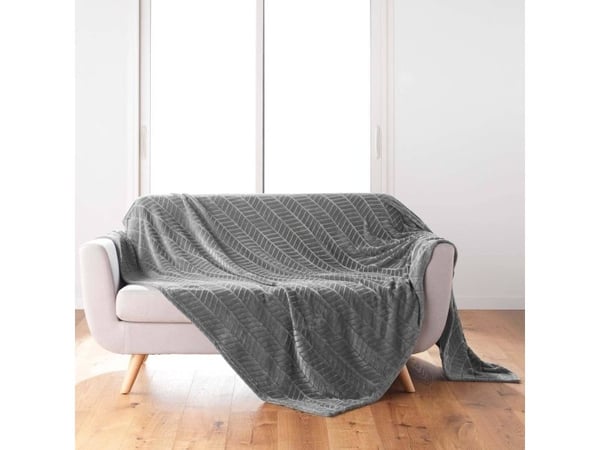 Douceur d`Interieur sengeteppe/duvetrekk med preget mønster ARYA, 180 x 220 cm