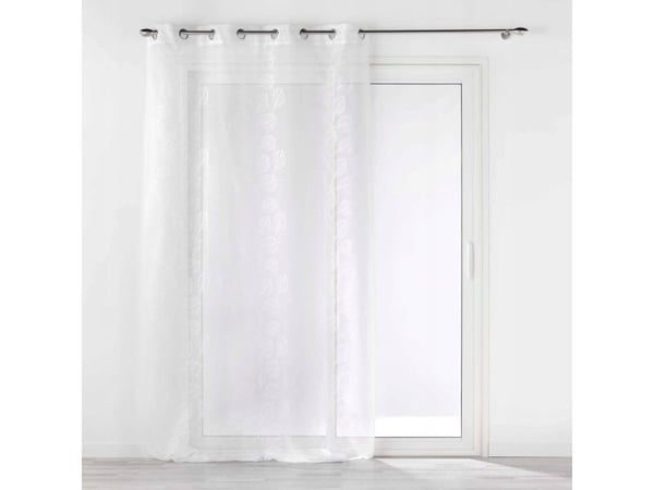 Douceur d`Interieur gardin med ringer EDENIA, 140 x 240 cm