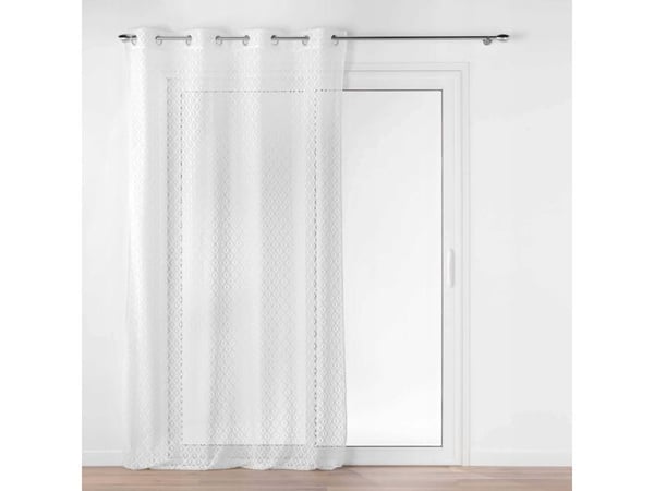Douceur d'Interieur gardin med ringer ODILIA, 140 x 240 cm
