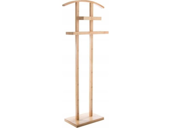 5five galge för kostym och kläder, 44,5x22x113 cm, bambustativ med hylla