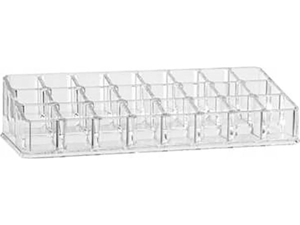 5five MAKE-UP huulipuna-organisaattori, 24 lokeroa, 23x10 cm