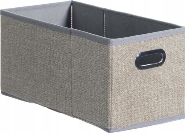 5five oppbevaringsboks rektangulær, klar uten, med håndtak, 15x31x15 cm