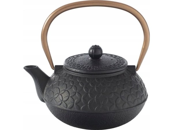 Secret de Gourmet BLACK FLOWER tekanne, keramikk, 1 L, svart