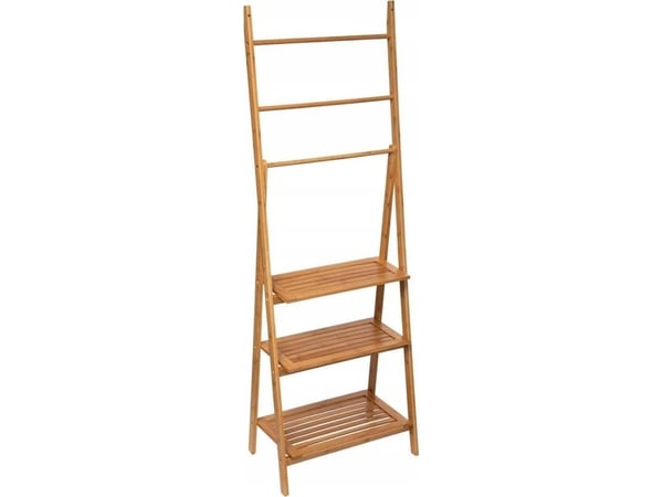 5five baderomsmøbel med 3 hyller og håndkleholdere, 153 cm, bambus