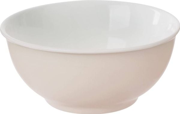Secret de Gourmet skål i porselen NATURE, 520 ml – lyserosa