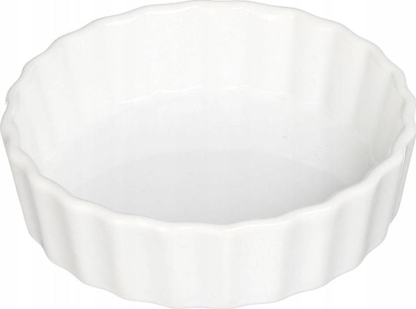 Secret de Gourmet gratengform Ø 12 cm, keramikk, hvit