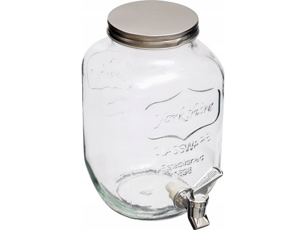 Secret de Gourmet Glass-dispenser for juice og drikke, 4 L