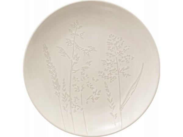 Secret de Gourmet desserttallerken ELSA, steingods, markblomstermønster, Ø 19 cm