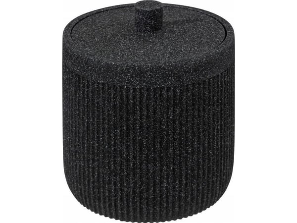 5five Beholder for bomullsknopper og ONYX-pinner, skifer, Ø 9,9 cm