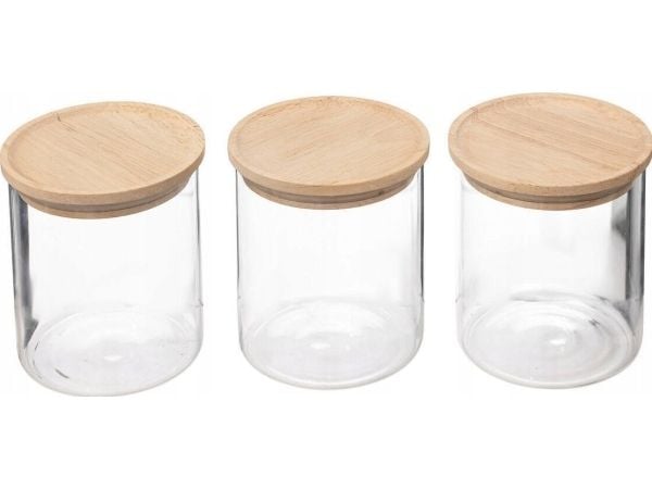 5five krydderglass, lufttette, 3 stk., 350 ml