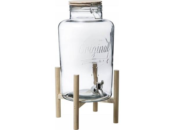 Secret de Gourmet Krukke med kran, på stativ, 8 L, glass