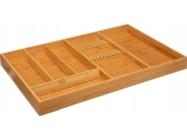 5five organizer på skillebrett i skuff, bambus, 58 x 38 cm