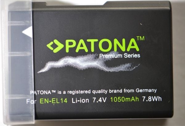 PATONA 1197, Litium-ion (Li-Ion), 1050 mAh, kamera, Coolpix D5200, 7,4 V, 7,8 Wh