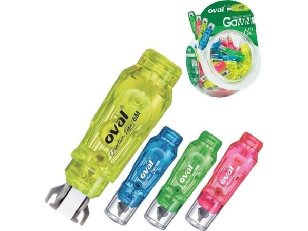 Oval Korektor med taśmie OVAL QFN-506/JB7 5mm x 6m 160-2222