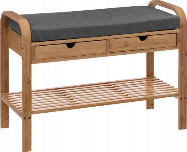 5five Skoskap med sete ZEN, bambus, 74 x 34 x 55 cm