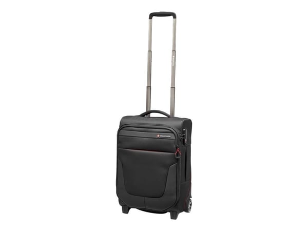 Manfrotto Pro Light Trolley Air-50, Tietokonelaukku pyörillä, Notebook-lokero, Musta