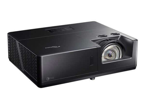 Optoma ZU507TST - DLP-projektor - laser - 3D - 5000 lumen - WUXGA (1920 x 1200) - 16:10 - kortkast fast linse - LAN - svart