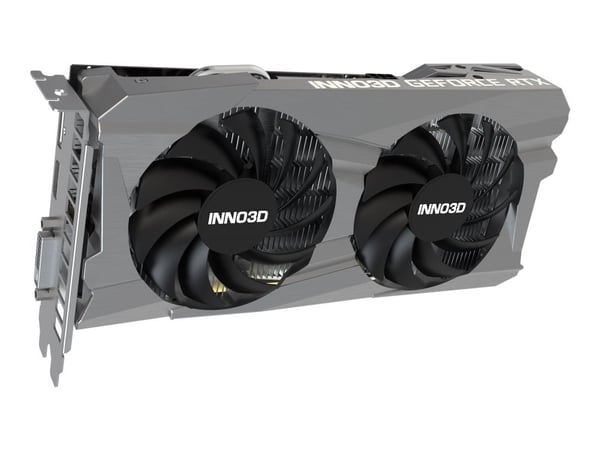 INNO3D N30502-06D6-1711VA60 GeForce RTX 3050Twin X2, 6 GB GDDR6, 96-bit, 1470, 14 Gbps, DP+HDMI+DVI