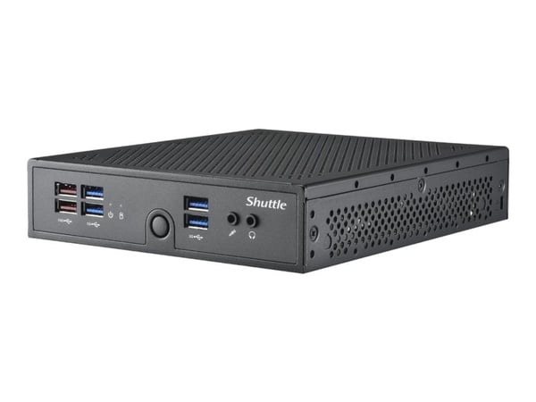 Shuttle XPC slim DS50U - Barebone - Slim-PC LGA1700-uttag - 1 x Celeron 7305 - RAM 0 GB - UHD Graphics - Gigabit Ethernet, 2.5 Gigabit Ethernet - s...