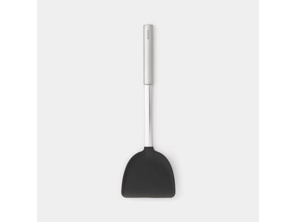 Brabantia Wok Turner, Stekespade, Sort, Sølv, Silikon, Rustfritt stål, Rustfritt stål, 280 °C, 105 mm Brabantia Wok Turner, Stekespade, Sort, Sølv, Silikon, Rustfritt stål, Rustfritt stål, 280 °C, 105 mm