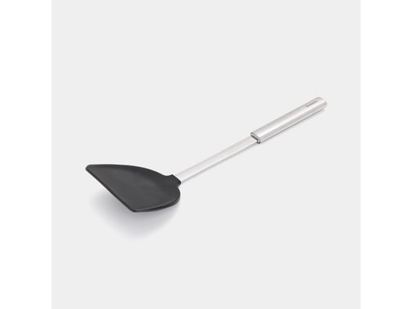 Brabantia Wok Turner, Stekespade, Sort, Sølv, Silikon, Rustfritt stål, Rustfritt stål, 280 °C, 105 mm