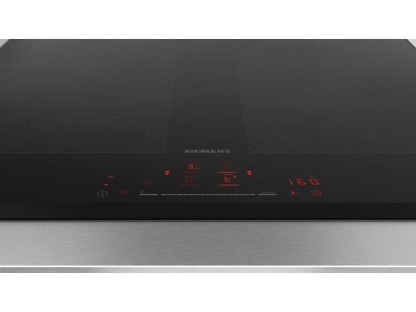 Siemens iQ700 EX651HXC1E - Induksjonskomfyrtopp - 4 plater - Nisje - bredde: 56 cm - dybde: 49 cm - fasett - svart