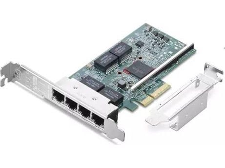 Broadcom BCM5719-4P - Nettverksadapter - PCIe 2.1 x4 lav profil - Gigabit Ethernet x 4 - for ThinkPad L15 Gen 4; ThinkStation P3; P360; P520; P520c...