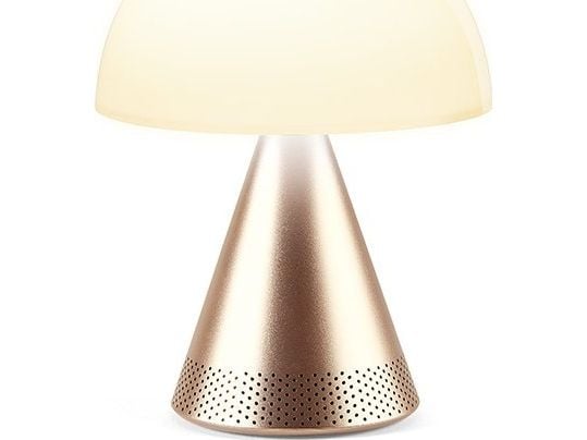 LEXON LH76MD, Gull, Akrylnitrilbutadienstyren, Aluminium, Glass, Soverom, Barnerom, Korridor, Skrivebord, Kontor, LED, Varm hvit, Batteri, USB