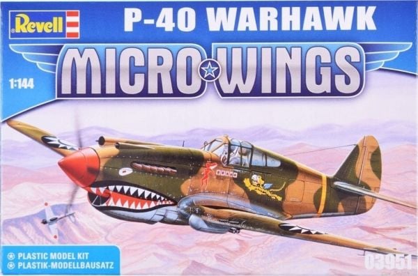 Jokomisiada Revell Micro Wings Model P-40 Warhawk 1:144 RV0019 Jokomisiada Revell Micro Wings Model P-40 Warhawk 1:144 RV0019
