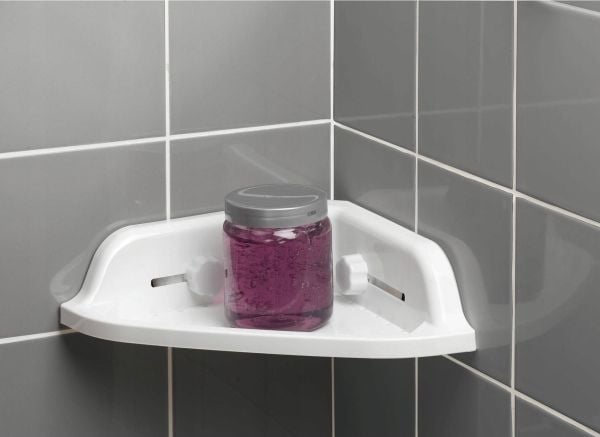 Douceur d`Interieur baderomshylle 25 x 25 cm med sugekopper