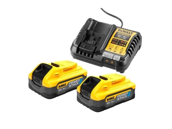 DEWALT Įkroviklis DCB1104 +2x5,0Ah POWERSTACK DCB1104H2