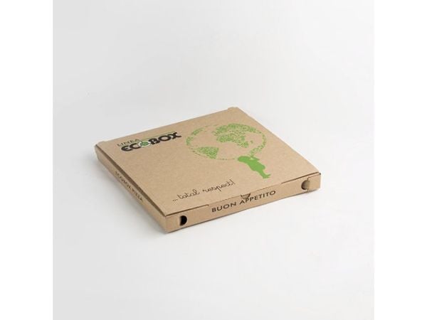Antalis pizzaboks ecobox brun uten fluor 32x32x3 cm 100 stk/pk