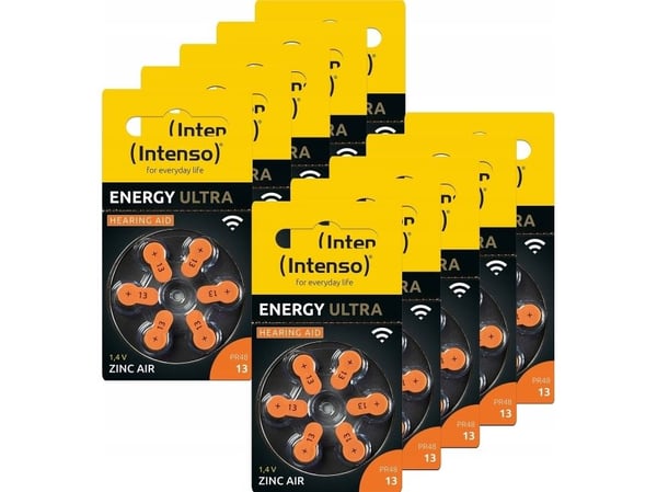 Intenso kuulokojeen akku #####PR48-13 1,45 V 60 kpl 230 mAh Sinkki-air 7504426MP