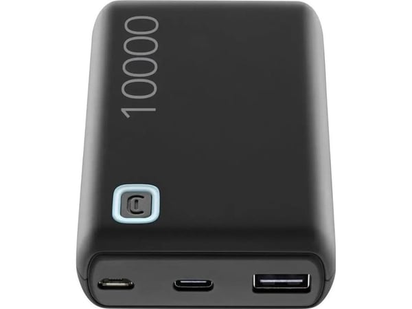 Cellularline ESSENCE. akun/akun kapasiteetti: 10000 mAh, akun/akun tekniikka: litiumpolymeeri (LiPo). lähtöliitännät USB A: 1, USB Type-C porttien ...