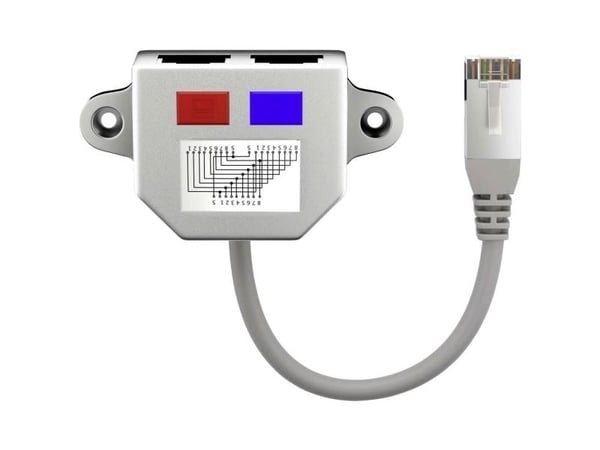 Goobay 68911, IEEE 802.3at, Grå, 0,15 m, RoHS, 1 stykker, Kvanta