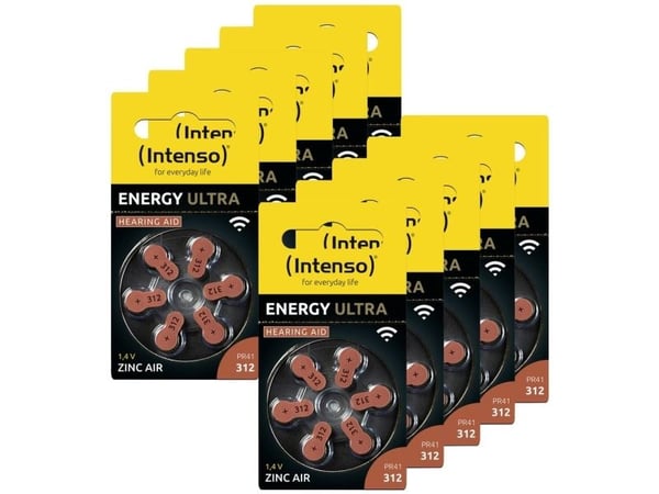 Intenso kuulokojeen akku #####PR41-312 1,45 V 60 kpl 148 mAh Sinkki-air 7504436MP