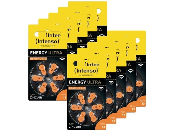 Intenso kuulokojeen akku #####PR48-13 1,45 V 60 kpl 230 mAh Sinkki-air 7504426MP