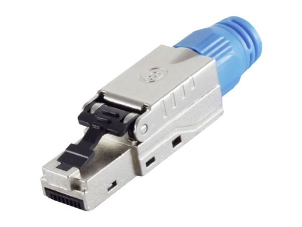 BKL Electronic RJ-45 kontakt verktøyfri, STP, Cat 8.1 10121216 sølv (10121216) – 1 stk.