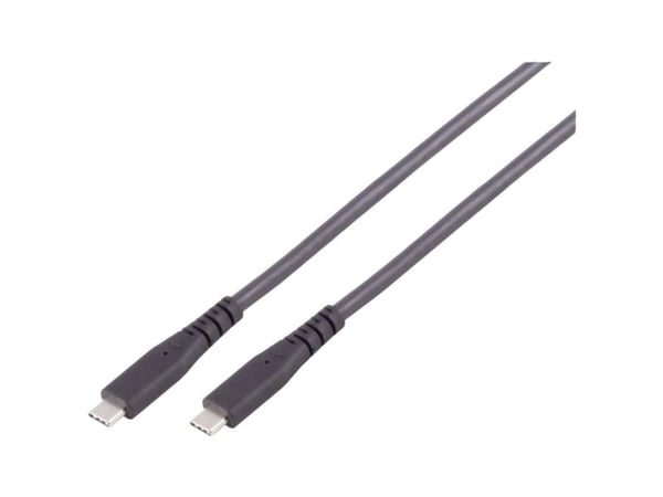 USB-C® tilkoblingskabel, USB4 Gen 3x2, 240W, 1,5 m 10080130 BKL Electronic
