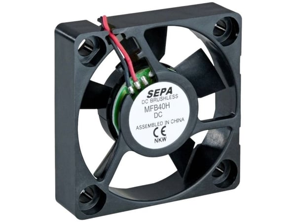 SEPA aksialvifte 12 V/DC 7,08 m³/h (L x B x H) 40 x 40 x 10 mm