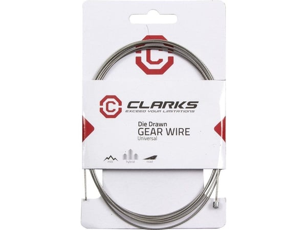 Clarks vaier til girskifte CLARKS 1,1 mm rustfritt stål ultraglatt landevei/MTB